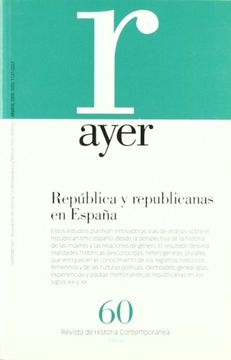 portada república y republicanas en españa (in Spanish)