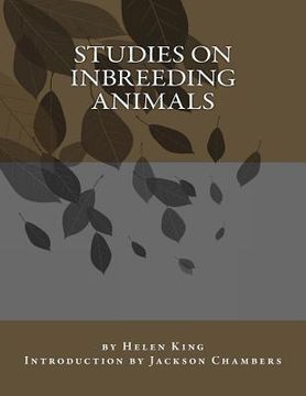 portada Studies on Inbreeding Animals (en Inglés)