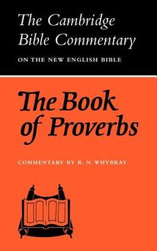 portada Cambridge Bible Commentaries: Old Testament 32 Volume Set: The Book of Proverbs (Cambridge Bible Commentaries on the old Testament) 