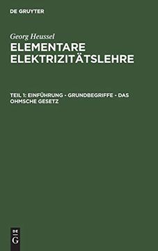 portada Einführung - Grundbegriffe - das Ohmsche Gesetz (in German)
