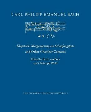 portada Klopstocks Morgengesang am Schöpfungsfeste and Other Chamber Cantatas (in English)