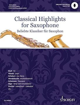 portada Classical Highlights for Saxophone (en Inglés)