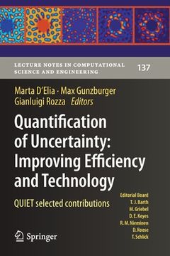 portada Quantification of Uncertainty: Improving Efficiency and Technology: Quiet Selected Contributions (en Inglés)