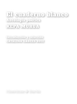 portada El Cuaderno Blanco: Antología Poética (Última Thule) (in Spanish)