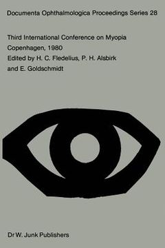 portada Third International Conference on Myopia Copenhagen, August 24-27, 1980 (in English)