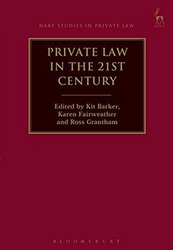 portada Private law in the 21St Century (Hart Studies in Private Law) (en Inglés)