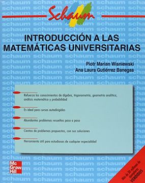 portada Introducción a las Matemáticas Universitarias