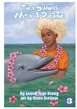portada Tika Swims With A Dolphin (en Inglés)