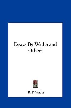 portada essays by wadia and others (en Inglés)