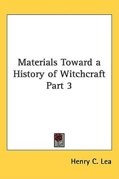 portada materials toward a history of witchcraft part 3 (en Inglés)