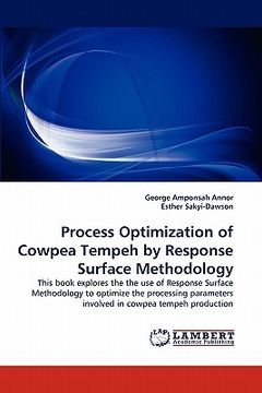 portada process optimization of cowpea tempeh by response surface methodology (en Inglés)