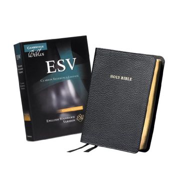 portada Esv Clarion Reference Bible, Black Calf Split Leather, Es484: X (in English)