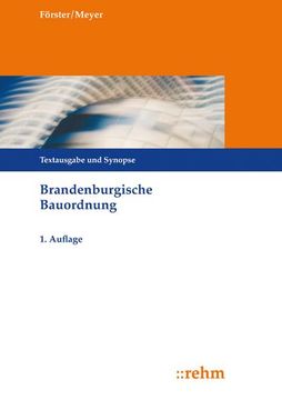 portada Brandenburgische Bauordnung (en Alemán)