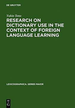 portada Research on Dictionary Use in the Context of Foreign Language Learning (Drama. Beiheft)