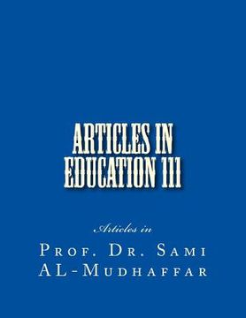 portada Articles in Education 111: Articles in (en Inglés)