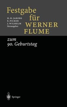 portada Festgabe Fa1/4r Werner Flume: Zum 90. Geburtstag (in German)