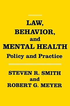 portada Law, Behavior, and Mental Health: Policy and Practice (en Inglés)