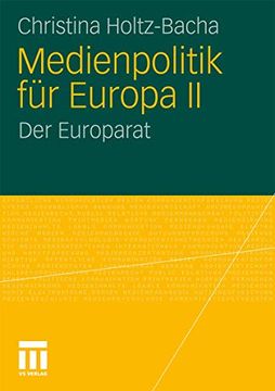 portada Medienpolitik für Europa ii: Der Europarat (en Alemán)