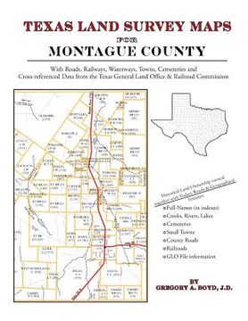 portada Texas Land Survey Maps for Montague County (en Inglés)