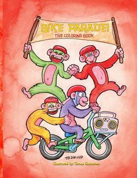 portada bike parade! the coloring book (en Inglés)