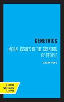 portada Genethics: Moral Issues in the Creation of People (en Inglés)