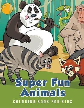 portada Super Fun Animals Coloring Book for Kids