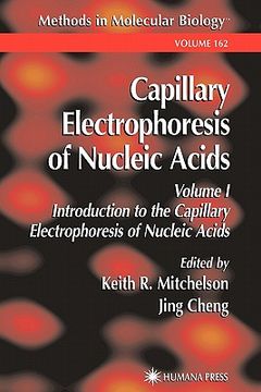 portada capillary electrophoresis of nucleic acids (en Inglés)