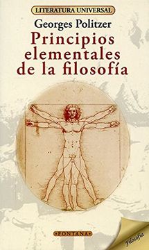 portada Principios Elementales de la Filosofía (in Spanish)