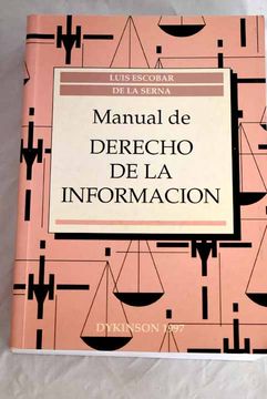 portada Manual de Derecho de la Informacion