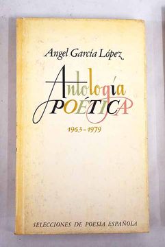 portada Antología poética: 1963-1979