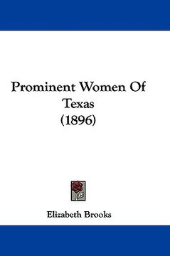 portada prominent women of texas (1896) (en Inglés)