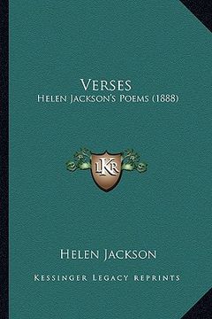 portada verses: helen jackson's poems (1888)