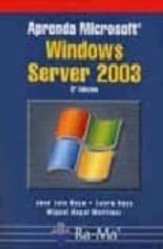 portada Aprenda Microsoft Windows Server 2003, 2ª Edición.