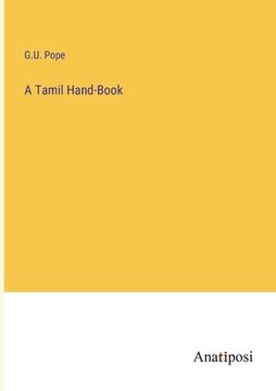 portada A Tamil Hand-Book (in English)