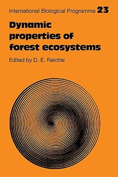 portada Dynamic Properties of Forest Ecosystems (International Biological Programme Synthesis Series) (en Inglés)