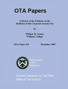 portada A Review of the Evidence on the Incidence of the Corporate Income Tax