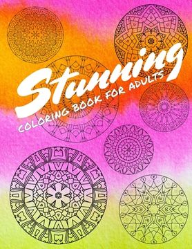 portada Stunning Coloring Book For Adults: 30 Patterns With Doodle Pages In-Between
