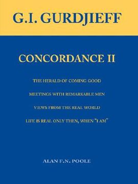 portada gurdjieff concordance ii (en Inglés)