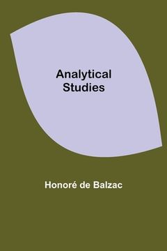 portada Analytical Studies (in English)