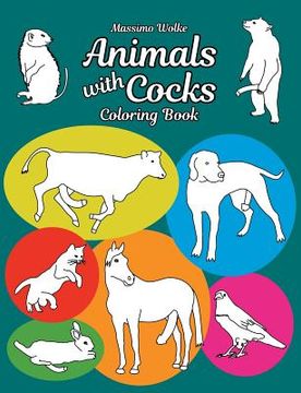 portada Animals with Cocks - Coloring Book (in English)