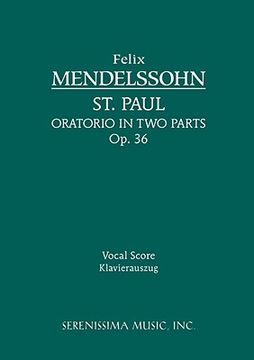 portada st. paul, op. 36 - vocal score