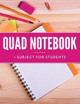 portada Quad Notebook - 1 Subject For Students (en Inglés)