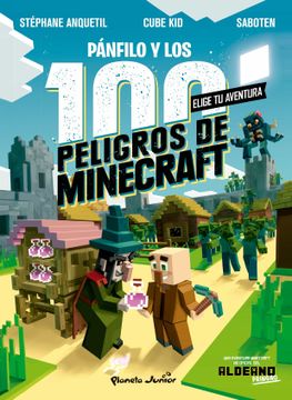 portada Panfilo y los 100 Peligros de Minecraft