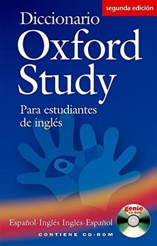 portada Diccionario Oxford Study Para Estudiantes de Inglés: Español-Inglés/Inglés-Español (en Inglés)