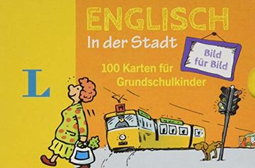 portada Langenscheidt Englisch Bild für Bild in der Stadt - für Sprachanfänger: 100 Karten für Grundschulkinder