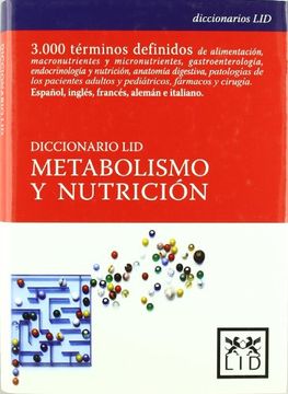 portada Diccionario lid Metabolismo y Nutrición (Diccionarios Lid)