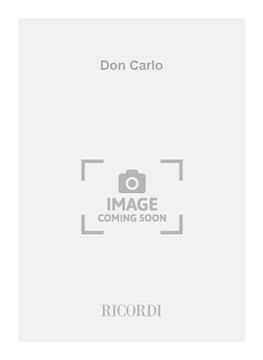 portada Don Carlo Opera (en Italiano)