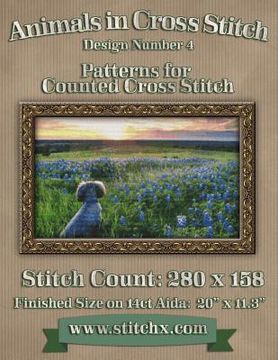 portada Animals in Cross Stitch: Design Number 4 (en Inglés)