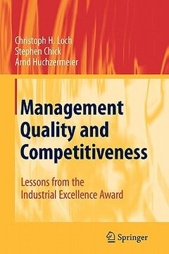 portada management quality and competitiveness: lessons from the industrial excellence award (en Inglés)