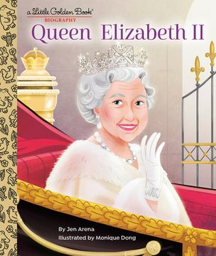 portada Queen Elizabeth ii: A Little Golden Book Biography (in English)